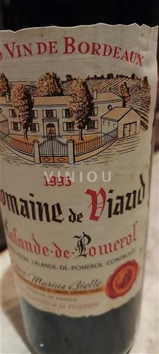 Bordeaux Lalande-de-Pomerol Domaine Viaud 1995