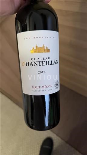 Bordéus Haut-Médoc Cru Bourgeois Hanteillan 2017