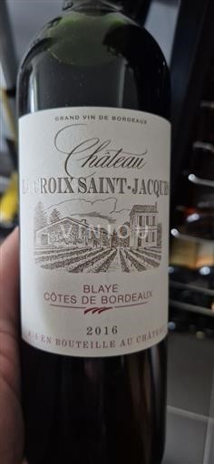 Bordeaux Blaye-côtes-de-bordeaux Château La Croix Saint-Jacques 2016