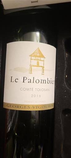 Sud-Ovest Comté tolosan Georges Vigouroux Le Palombier 2016