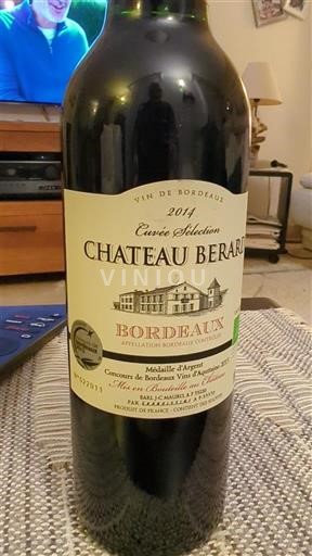 Bordeaux Château Bérard Sélection 2014