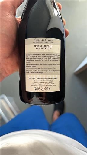 Languedoc-Roussillon Pays d'Oc Serre de Guéry L'Esprit d'Eloi 2022