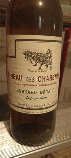 Poitou-Charentes Pineau-des-Charentes Bernard Bégaud Không niên vụ