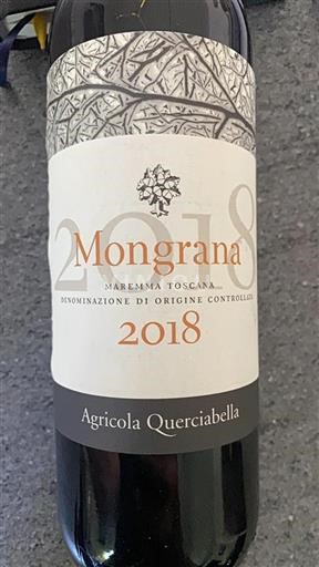 Tuscan Wines Unspecified Agricola Querciabella Mongrana 2018