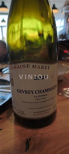 Burgund Gevrey-chambertin Domaine Marey La Justice 2021