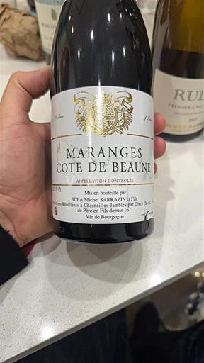 Borgoña Maranges Michel Sarrazin et Fils 2020