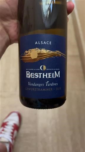 Alsace Gewurztraminer Vendanges Tardives Bestheim Vendanges Tardives 2018