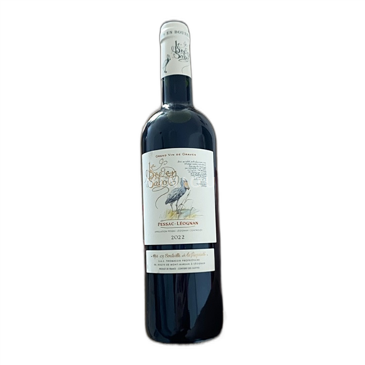 Vin Rouge sec Le Bécot Sabot 2022 France Bordeaux Pessac-Léognan AOC