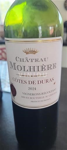 Zuidwest-Frankrijk Côtes-de-duras Château Molhière 2024