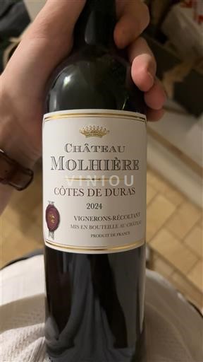 Lounais-Ranska Côtes-de-duras Château Molhière 2024