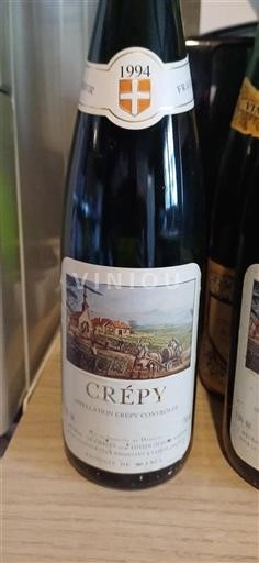 Vin Blanc sec Le Chalet 1994 France Savoie et Bugey Crépy AOC