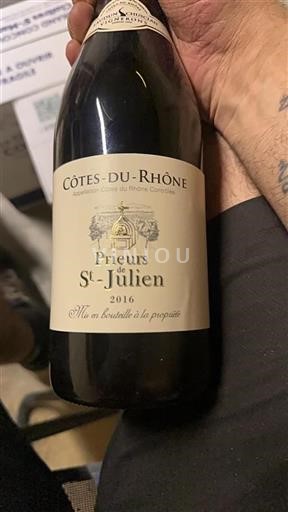 Rona dolina Côtes-du-Rhône Prieurs de St-Julien 2016