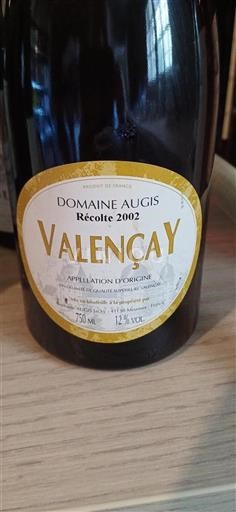 Loire Valley Valençay Domaine Augis 2002