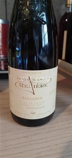 Loiredalen Saumur Domaine La Renne Alliance Icke årgångsbetecknad