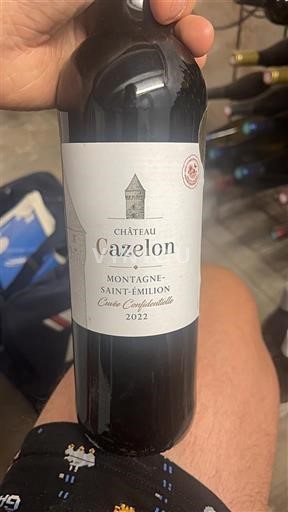 Bordéus Montagne-saint-émilion Château Cazelon Confidentielle 2022