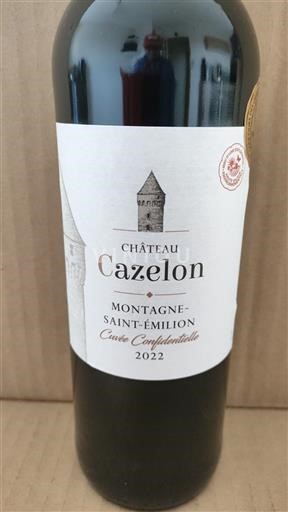 Bordeaux Montagne-saint-émilion Château Cazelon Confidentielle 2022