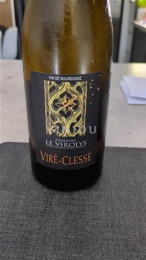 Bourgogne Viré-clessé Domaine Le Virolis Icke årgångsbetecknad