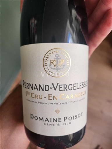 Borgoña Pernand-Vergelesses Premier Cru Domaine Poisot En Caradeux 2016