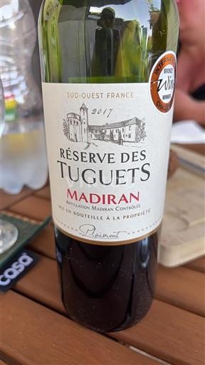 Sydvestfrankrig Madiran Plaimont Réserve des Tuguets 2017