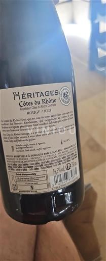 Rhône-dalen Côtes-du-Rhône E. Malbec Héritages 2023