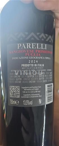 Apulia Wines Unspecified Parelli 2024