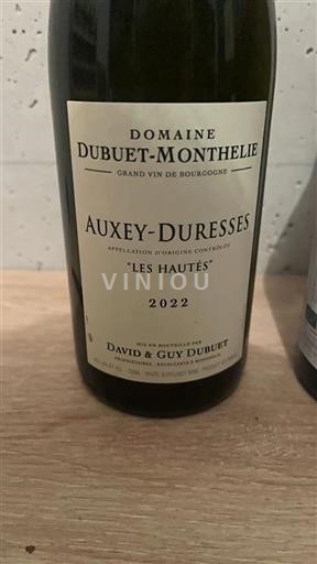 Bourgogne Auxey-Duresses Domaine Dubuet-Monthelie Les Hautés 2022