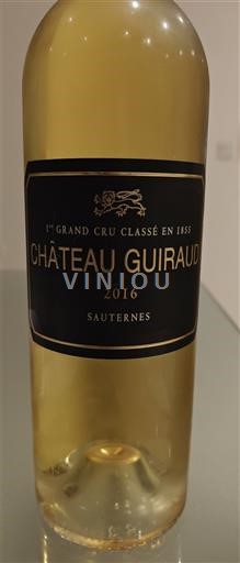 Bordeaux Sauternes Premier Cru Château Guiraud 2016