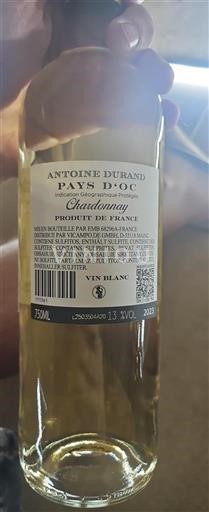 Languedoc-Roussillon Pays d'Oc Antoine Durand 2023