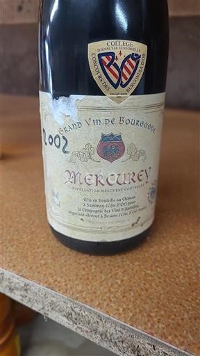 Bourgogne Mercurey La Compagnie des Vins Autrefois 2002