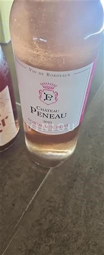 Burdeos Bordeaux rosado Château Peneau 2023