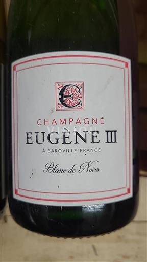 Champaña Champán Eugène III Blanc de Noirs Sin añada