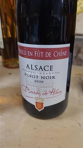 Alsace Baron de Hoen Vieilli en fût de chêne 2020