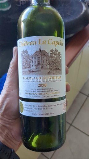 Bordeaux Bordeaux Supérieur Château La Capelle 2020