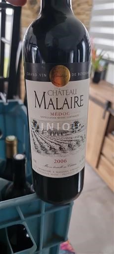 Bordeaux Médoc Château Malaire 2006