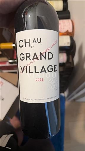 Bordeaux Bordeaux Supérieur Château Grand Village 2021