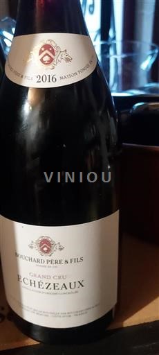 Bourgogne Échézeaux Grand Cru Bouchard Père & Fils 2016