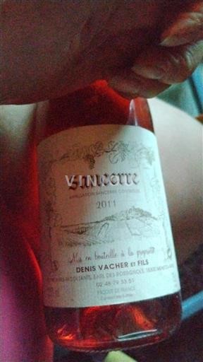 Thung lũng sông Loire Sancerre. Denis Vacher et Fils 2011