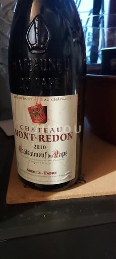 Rhônedalen Châteauneuf-du-Pape Château Mont-Redon 2010