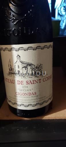 Rhônetal Gigondas Château Saint Cosme Le Claux 2014