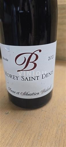Borgogna Morey-saint-denis Anne et Sébastien Bidault 2021
