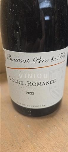 Burgund Vosne-Romanée Boursot Père & Fils 2022