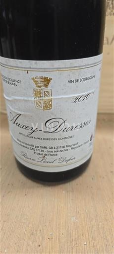 Bourgogne Auxey-Duresses Réserve Lionel Dufour 2010