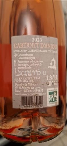 Loiretal Cabernet d’Anjou Domaine Mihoudy 2023