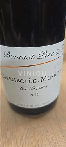 Burgundy Chambolle-Musigny Boursot Père & Fils Les Nazoires 2021