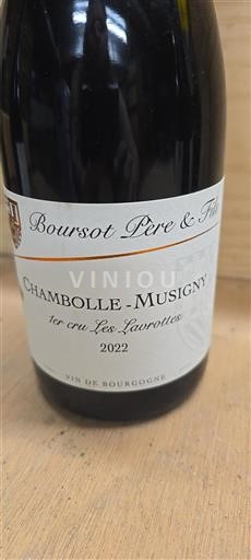 Burgund Chambolle-Musigny Premier Cru Boursot Père & Fils Les Lavrottes 2022