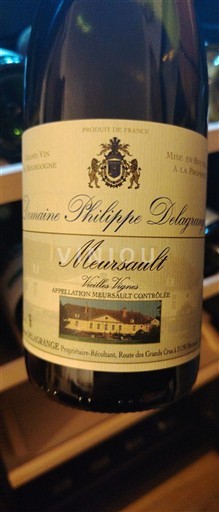 Bourgondië Meursault Domaine Philippe Delagrange Vieilles Vignes 2023