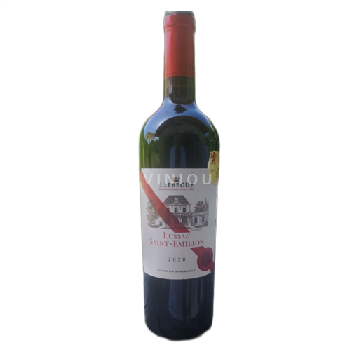 Vin Rouge sec J. Lebègue 2020 France Bordeaux Lussac-saint-émilion AOC