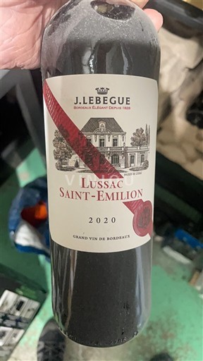 Bordeaux Lussac-saint-émilion J. Lebègue 2020