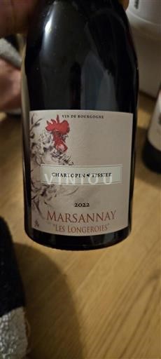 Bourgogne Marsannay Charlopin Tissier Les Longeroies 2022
