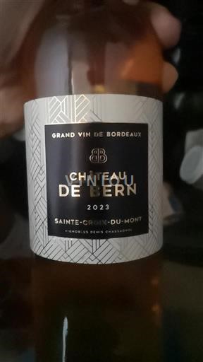 Bordeaux Sainte-Croix-Du-Mont Château Bern 2023